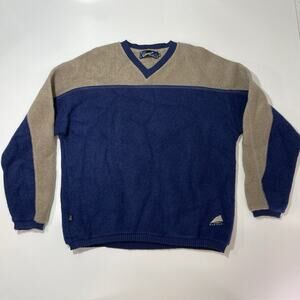 VTG Burton Thermal Sweater Men’s Wool Blend Crewneck Pullover Snowboarding XL